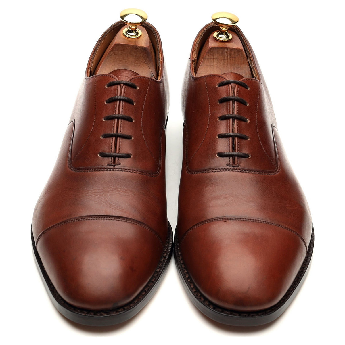 &#39;Consul&#39; Brown Leather Oxford UK 9.5 G