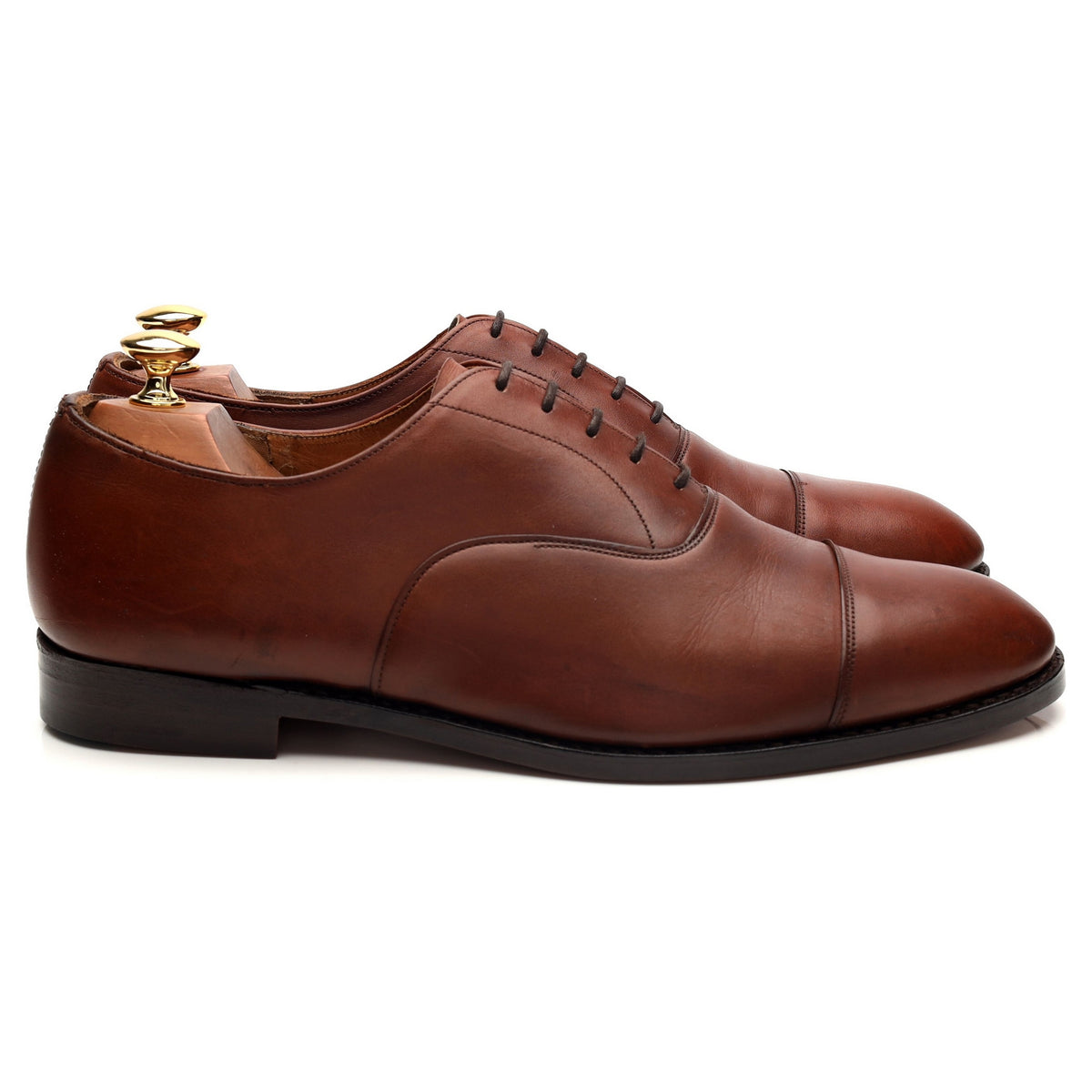 &#39;Consul&#39; Brown Leather Oxford UK 9.5 G