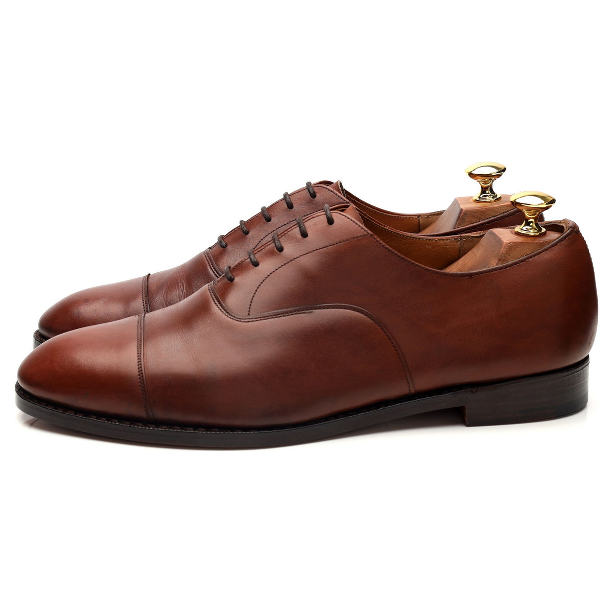 &#39;Consul&#39; Brown Leather Oxford UK 9.5 G