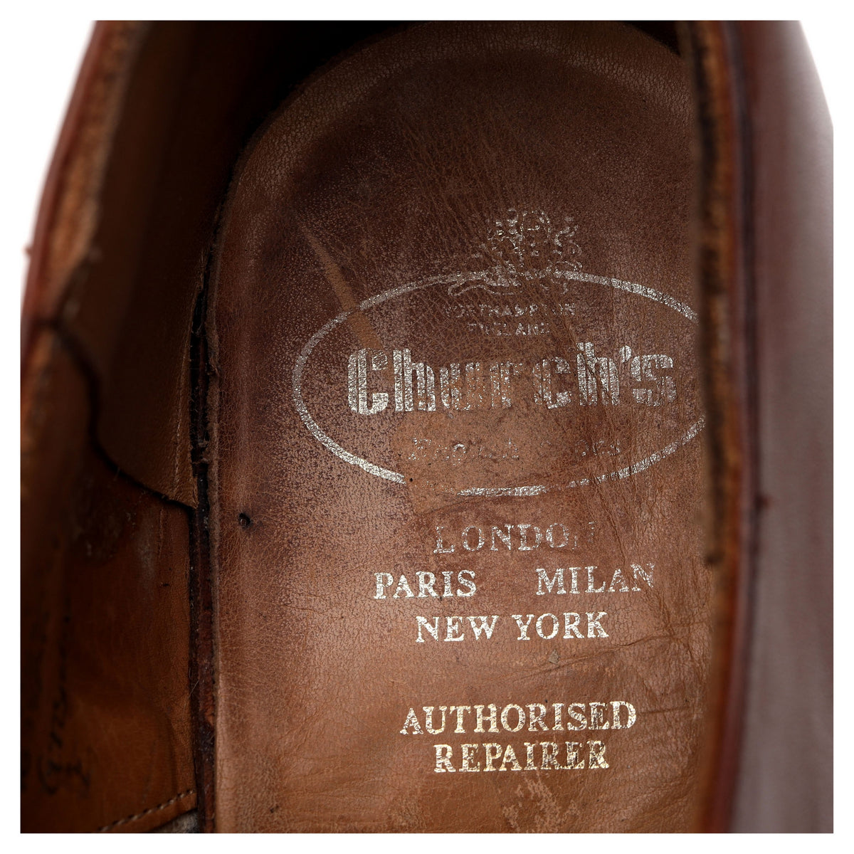 &#39;Consul&#39; Brown Leather Oxford UK 9.5 G