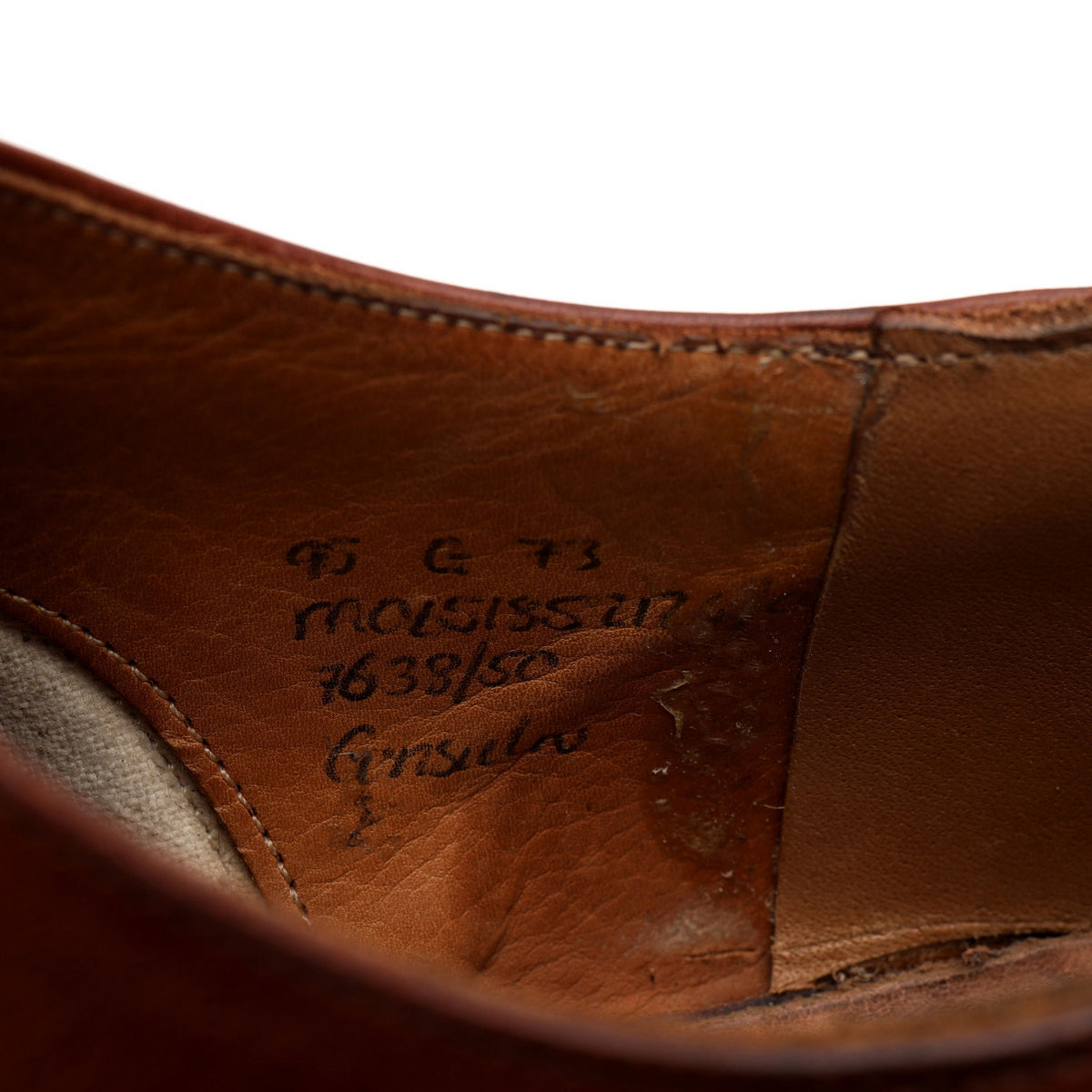 &#39;Consul&#39; Brown Leather Oxford UK 9.5 G