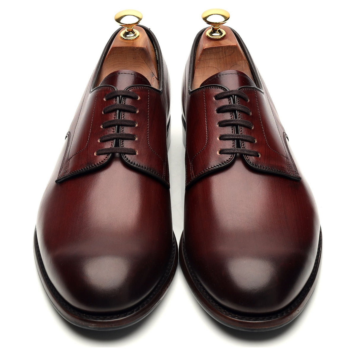 Design &#39;Stubbs&#39; Burgundy Leather Derby UK 9 F