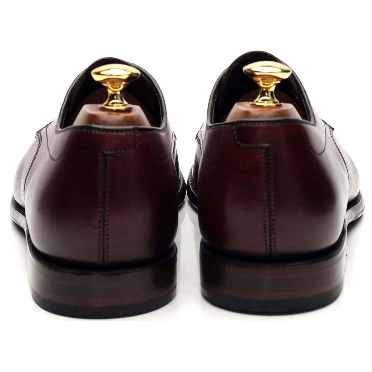 Design &#39;Stubbs&#39; Burgundy Leather Derby UK 9 F