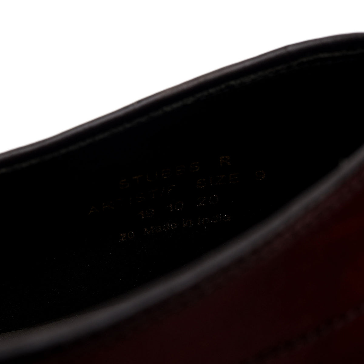 Design &#39;Stubbs&#39; Burgundy Leather Derby UK 9 F
