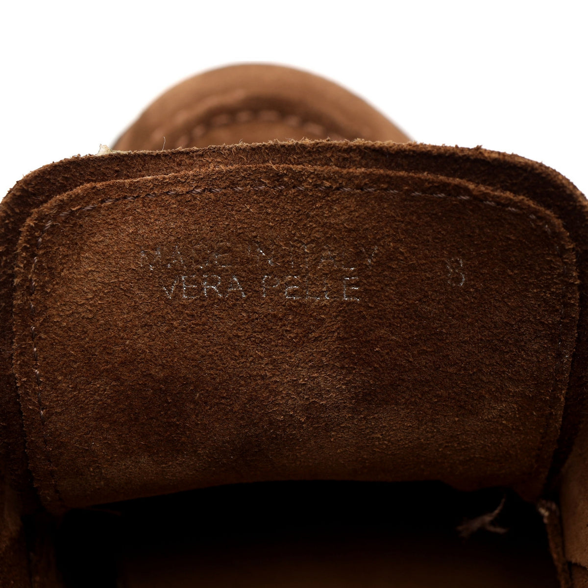 &#39;Chard&#39; Snuff Brown Suede Apron Derby UK 8