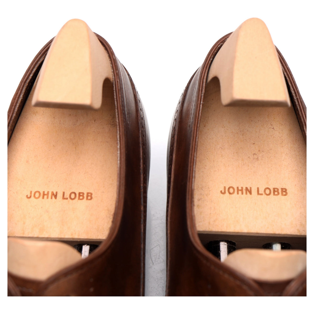 &#39;Cavendish&#39; Brown Museum Leather Oxford Brogues UK 8 E