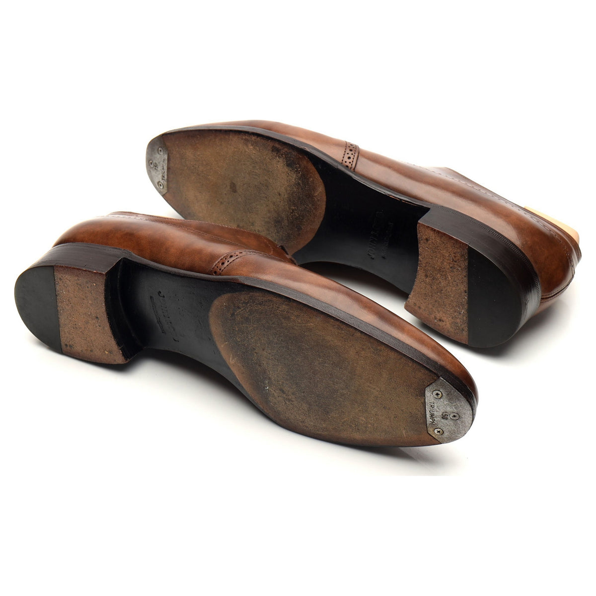 &#39;Cavendish&#39; Brown Museum Leather Oxford Brogues UK 8 E