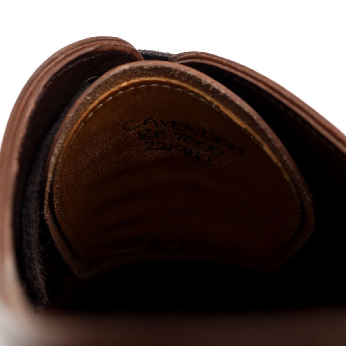 &#39;Cavendish&#39; Brown Museum Leather Oxford Brogues UK 8 E
