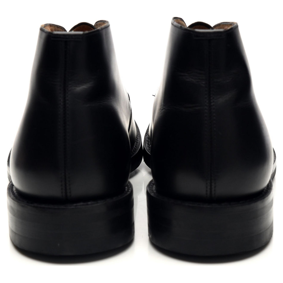 &#39;Ryder 3&#39; Black Leather Chukka Boots UK 10 F