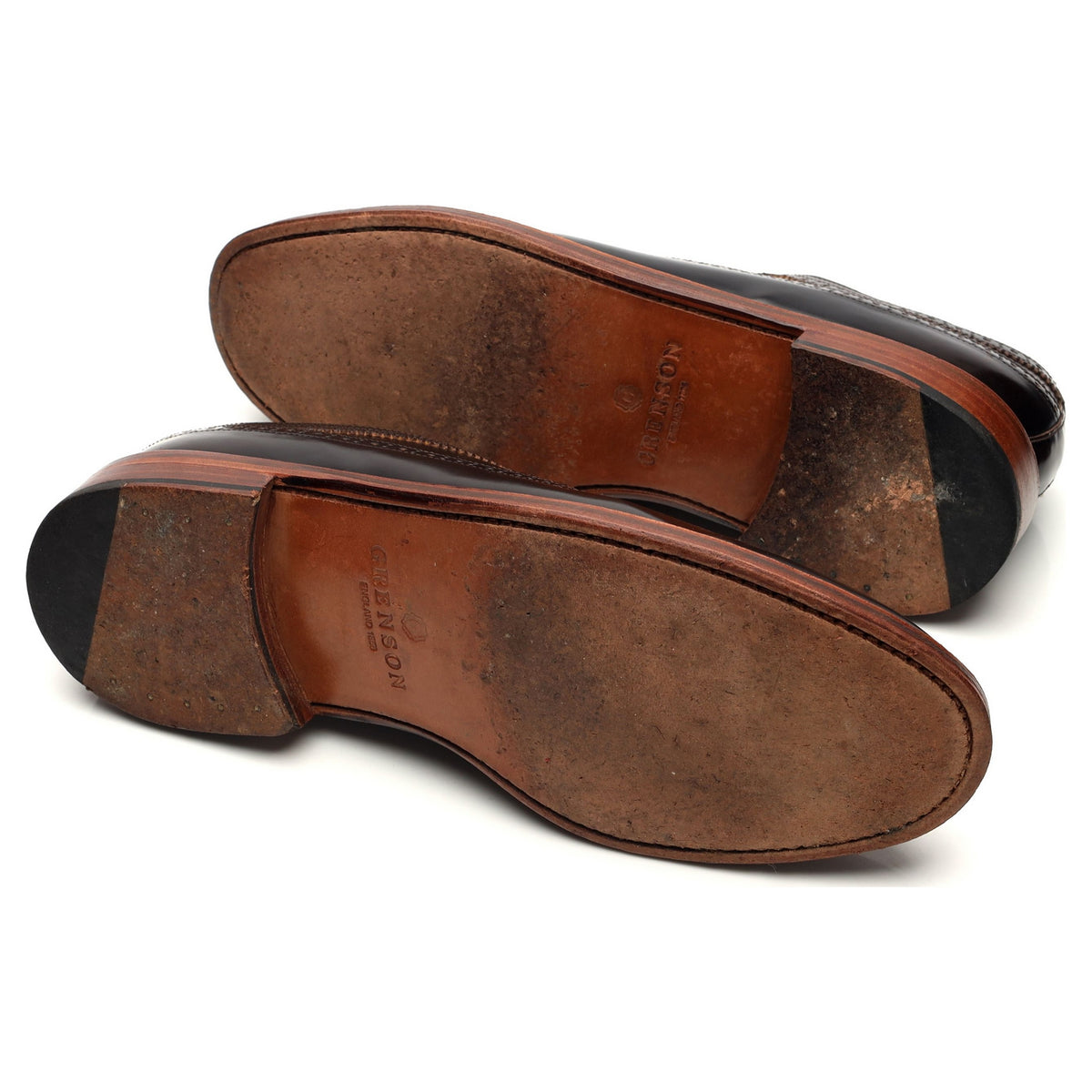 &#39;Sid&#39; Dark Brown Leather Derby Brogues UK 10.5 G
