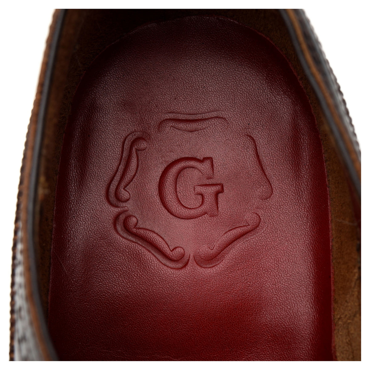 &#39;Sid&#39; Dark Brown Leather Derby Brogues UK 10.5 G