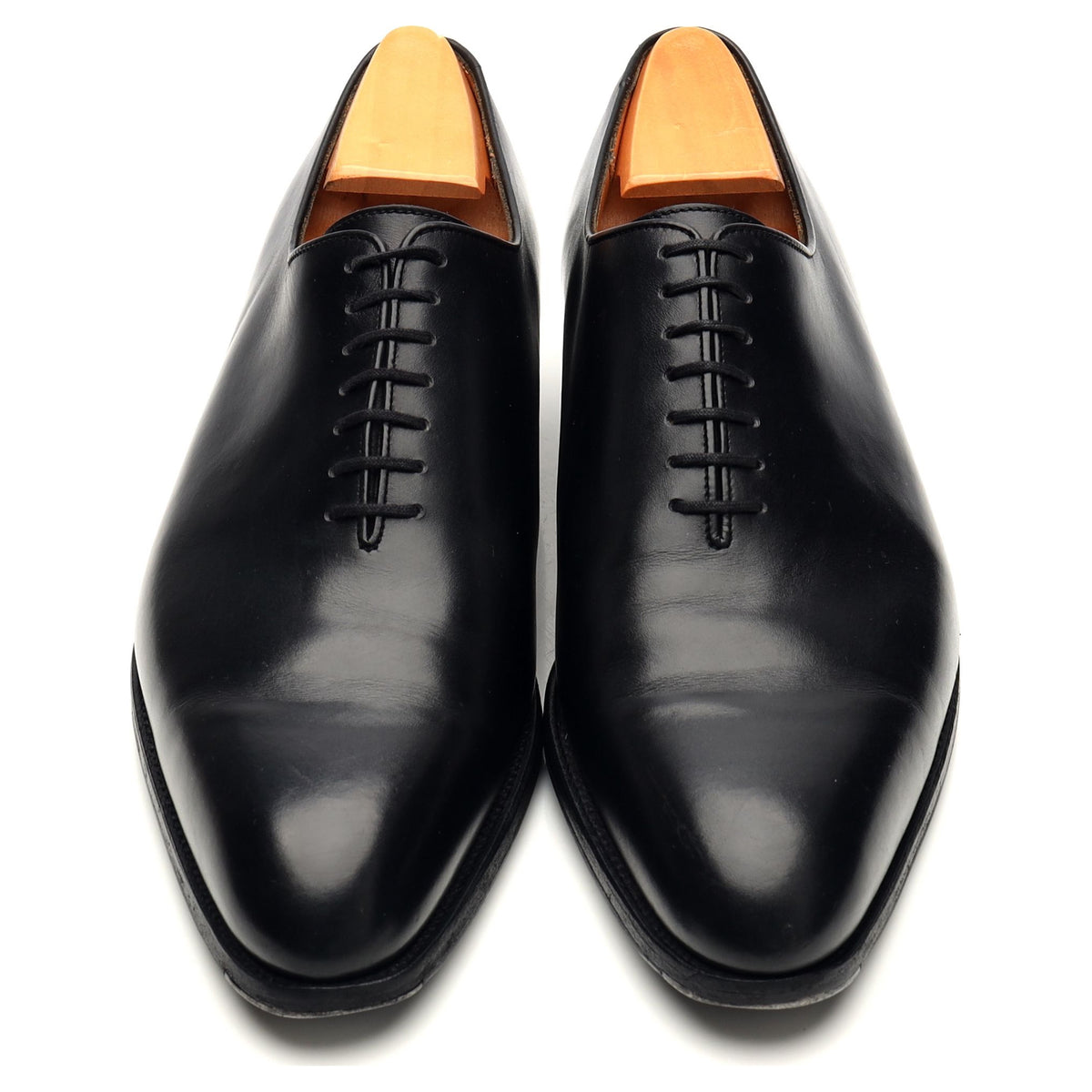 &#39;Flore&#39; Black Leather Wholecut Oxford 7.5 D UK 8