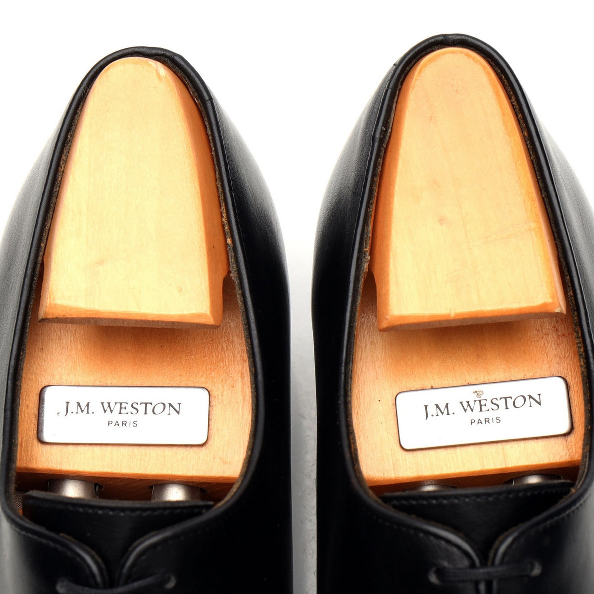 &#39;Flore&#39; Black Leather Wholecut Oxford 7.5 D UK 8