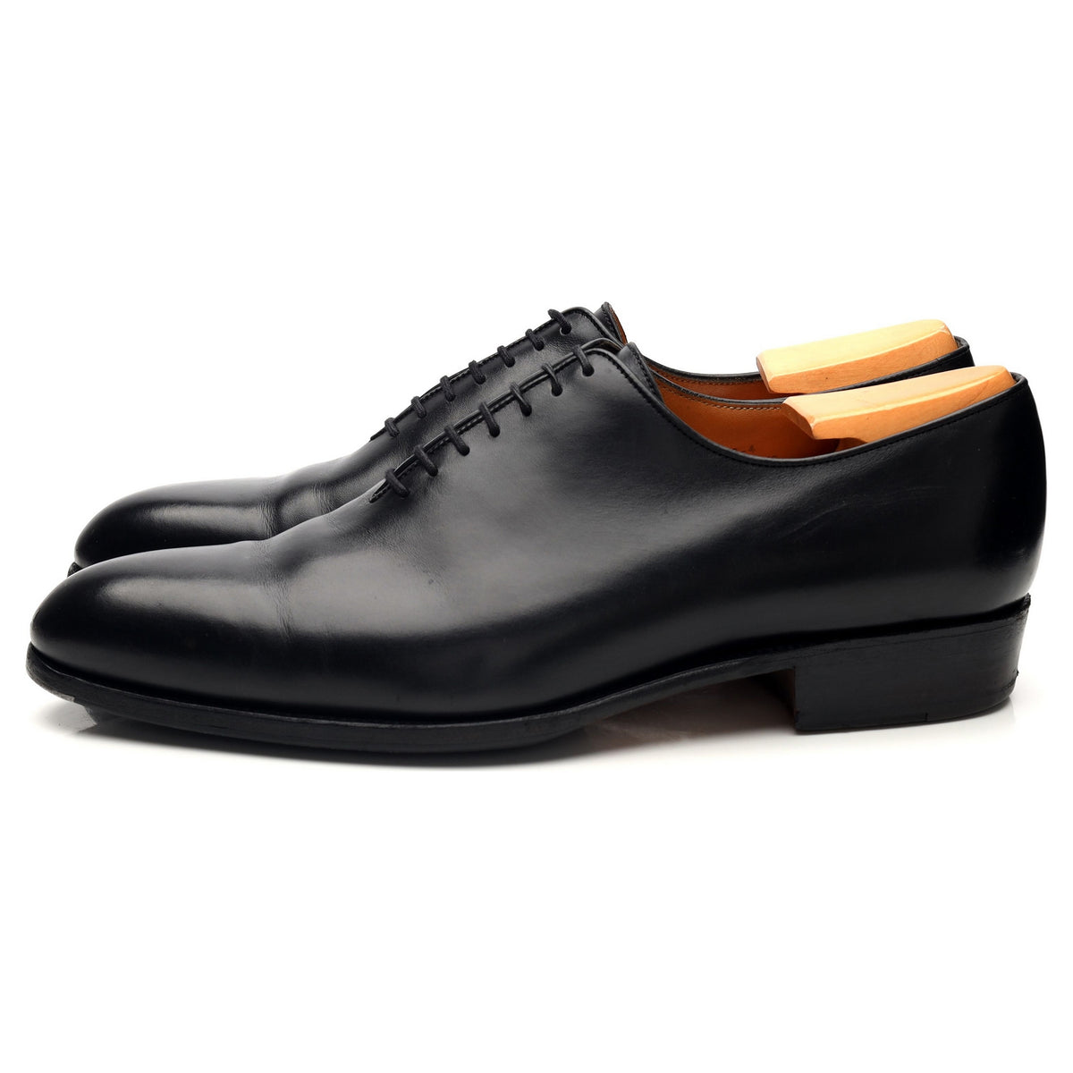 &#39;Flore&#39; Black Leather Wholecut Oxford 7.5 D UK 8