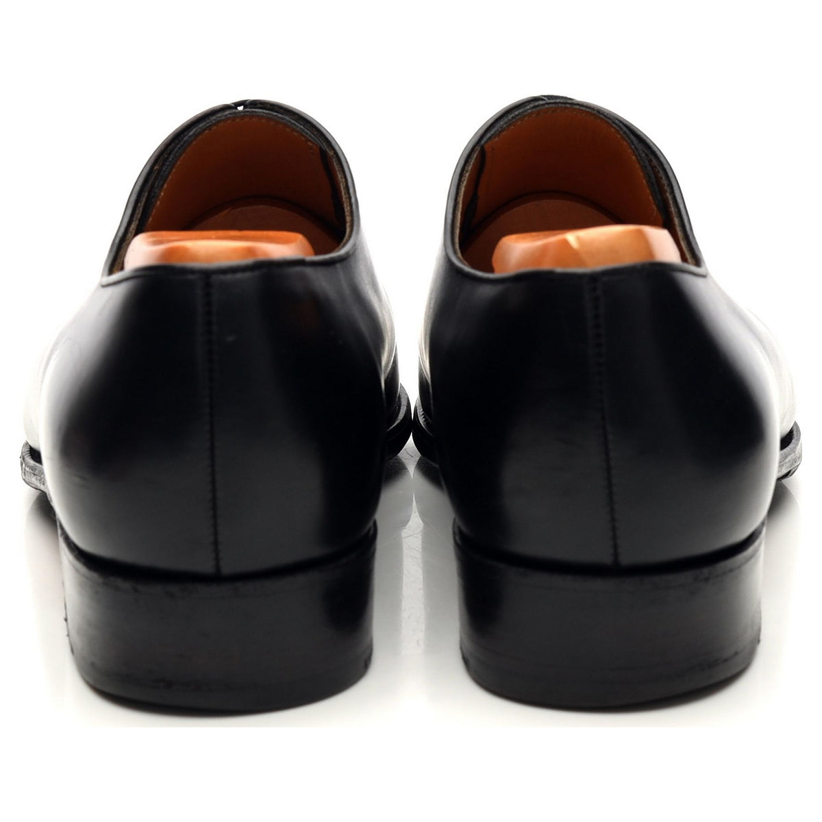 &#39;Flore&#39; Black Leather Wholecut Oxford 7.5 D UK 8