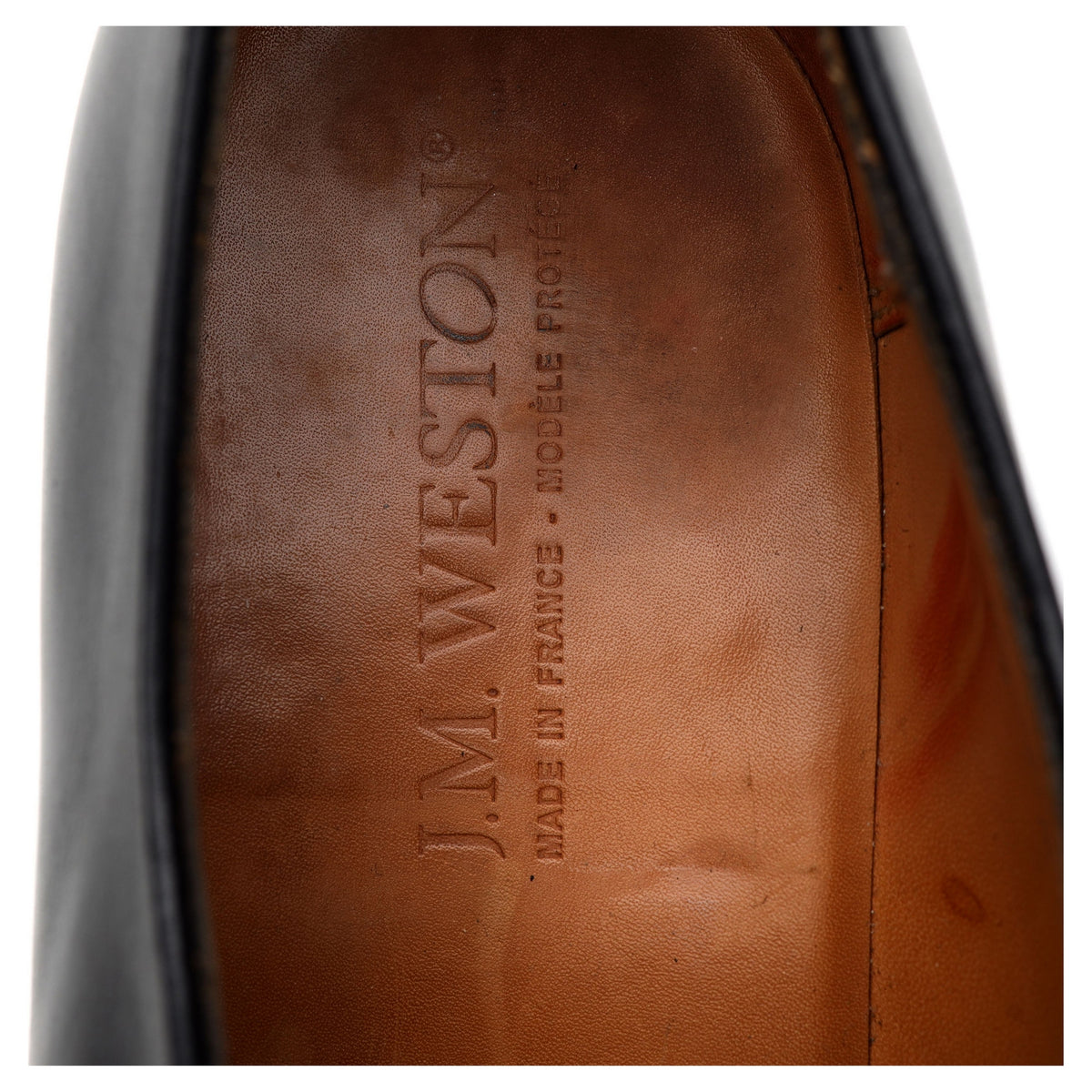 &#39;Flore&#39; Black Leather Wholecut Oxford 7.5 D UK 8
