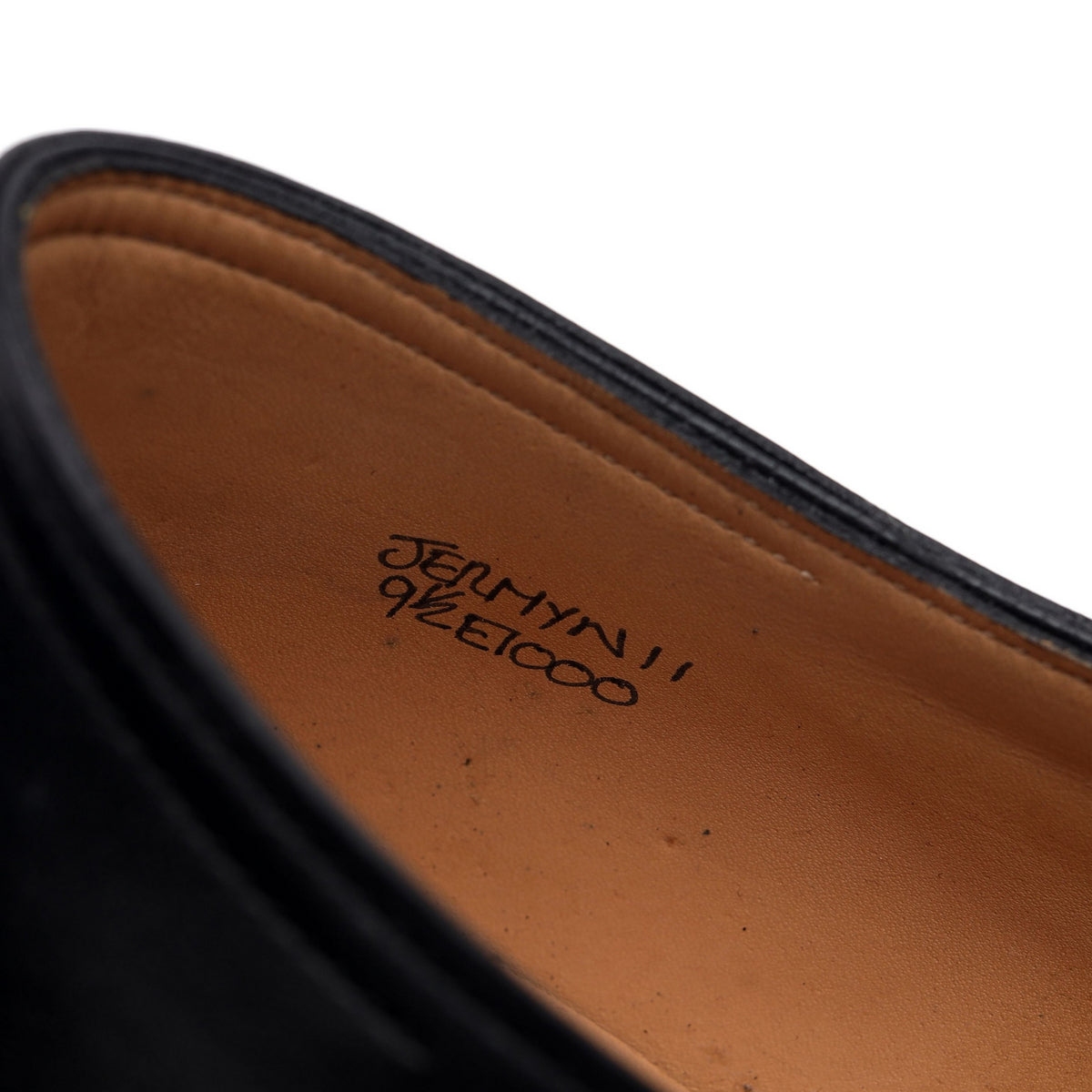 &#39;Jermyn II&#39; Black Leather Monk Strap UK 9.5 E