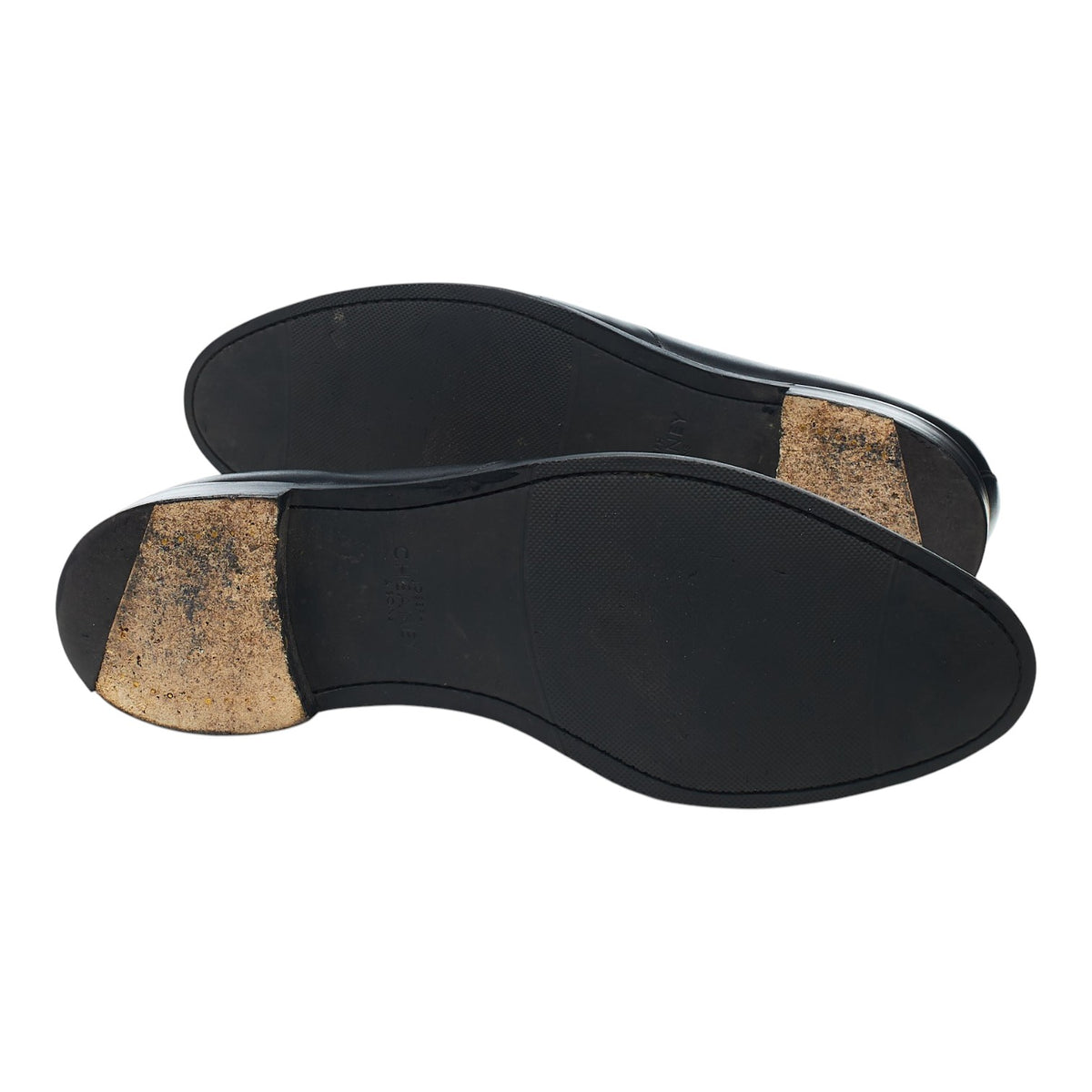 'Gracechurch' Black Leather Loafers UK 10 F