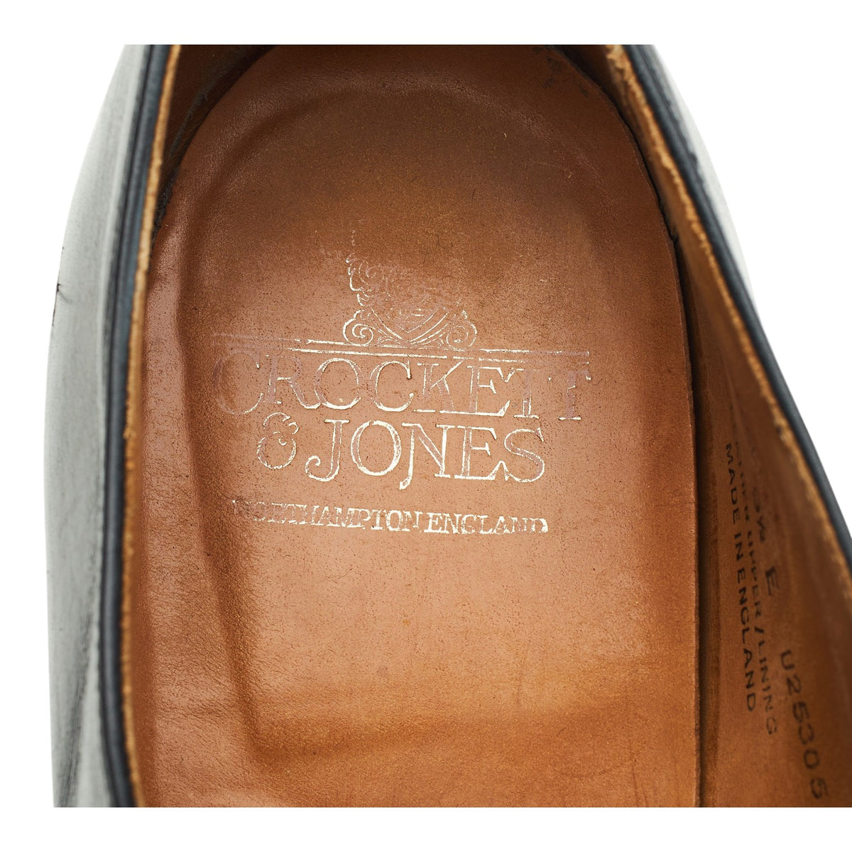 'Hallam' Black Leather Oxford UK 9.5 E