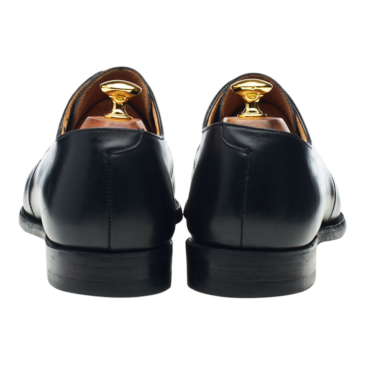 'Highbury' Black Leather Derby UK 9.5 E