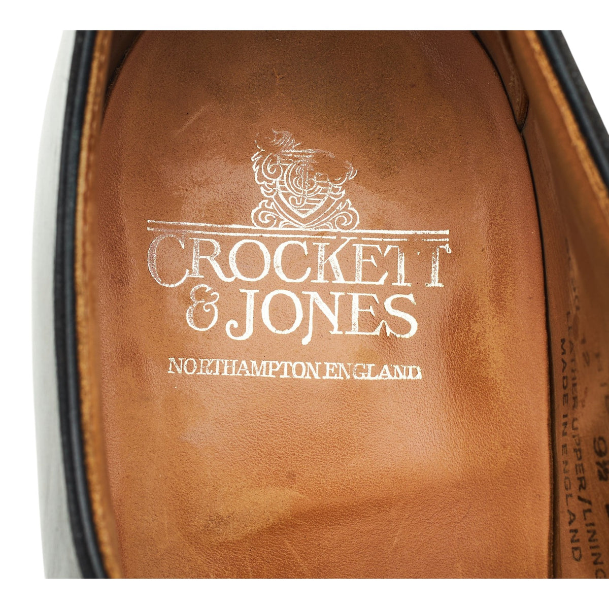 'Highbury' Black Leather Derby UK 9.5 E