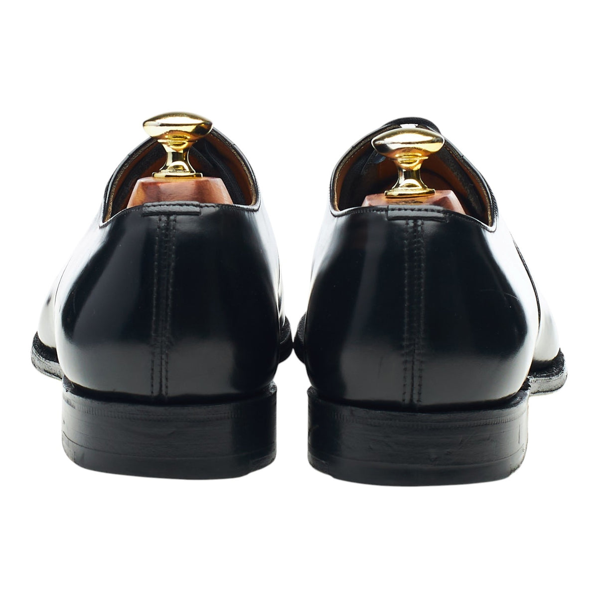 'Consul' Black Leather Oxford UK 7.5 G