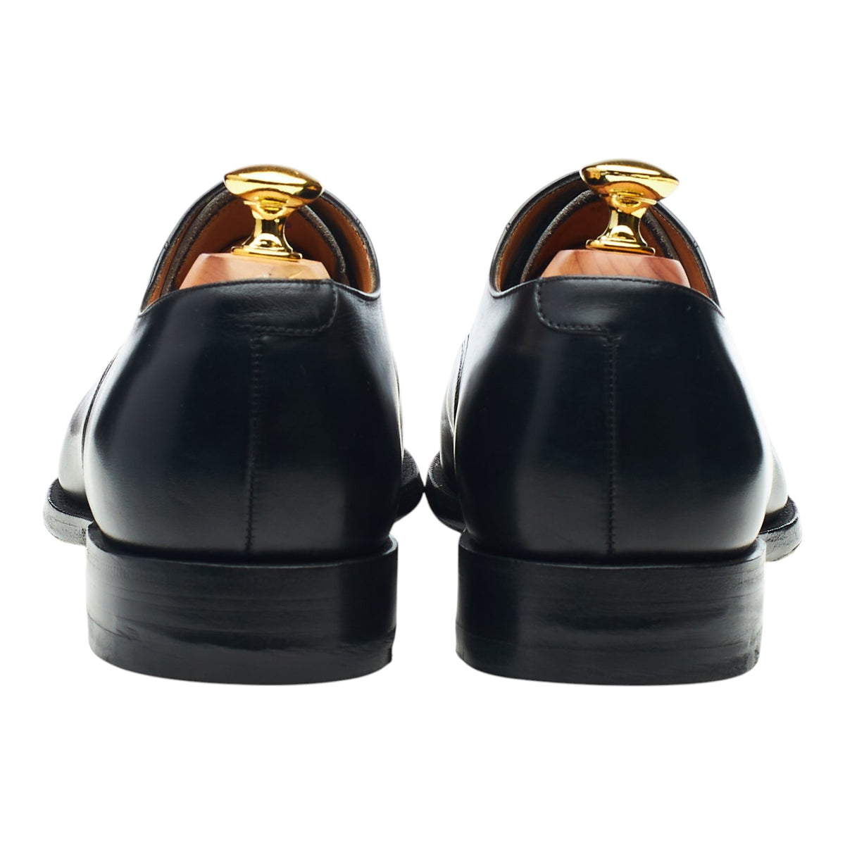 'Philip' Black Leather Oxford UK 7 F
