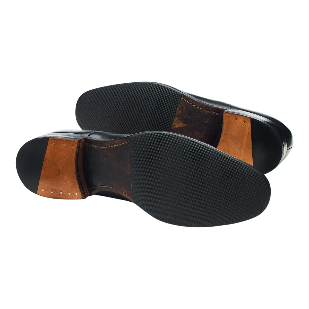 'Philip' Black Leather Oxford UK 7 F