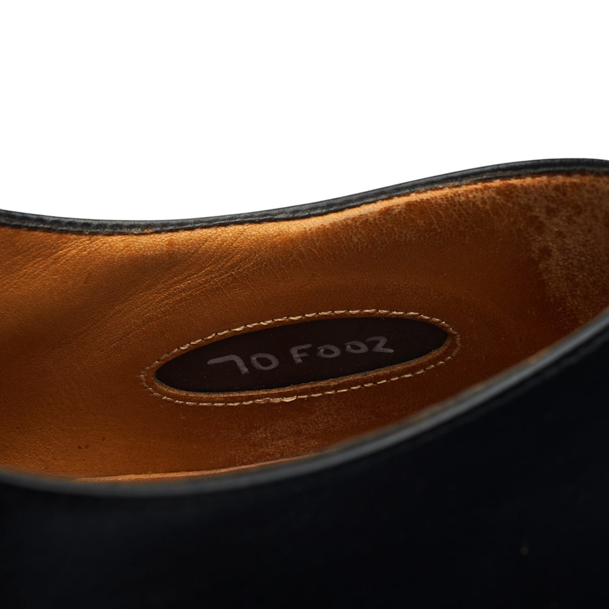 'Philip' Black Leather Oxford UK 7 F