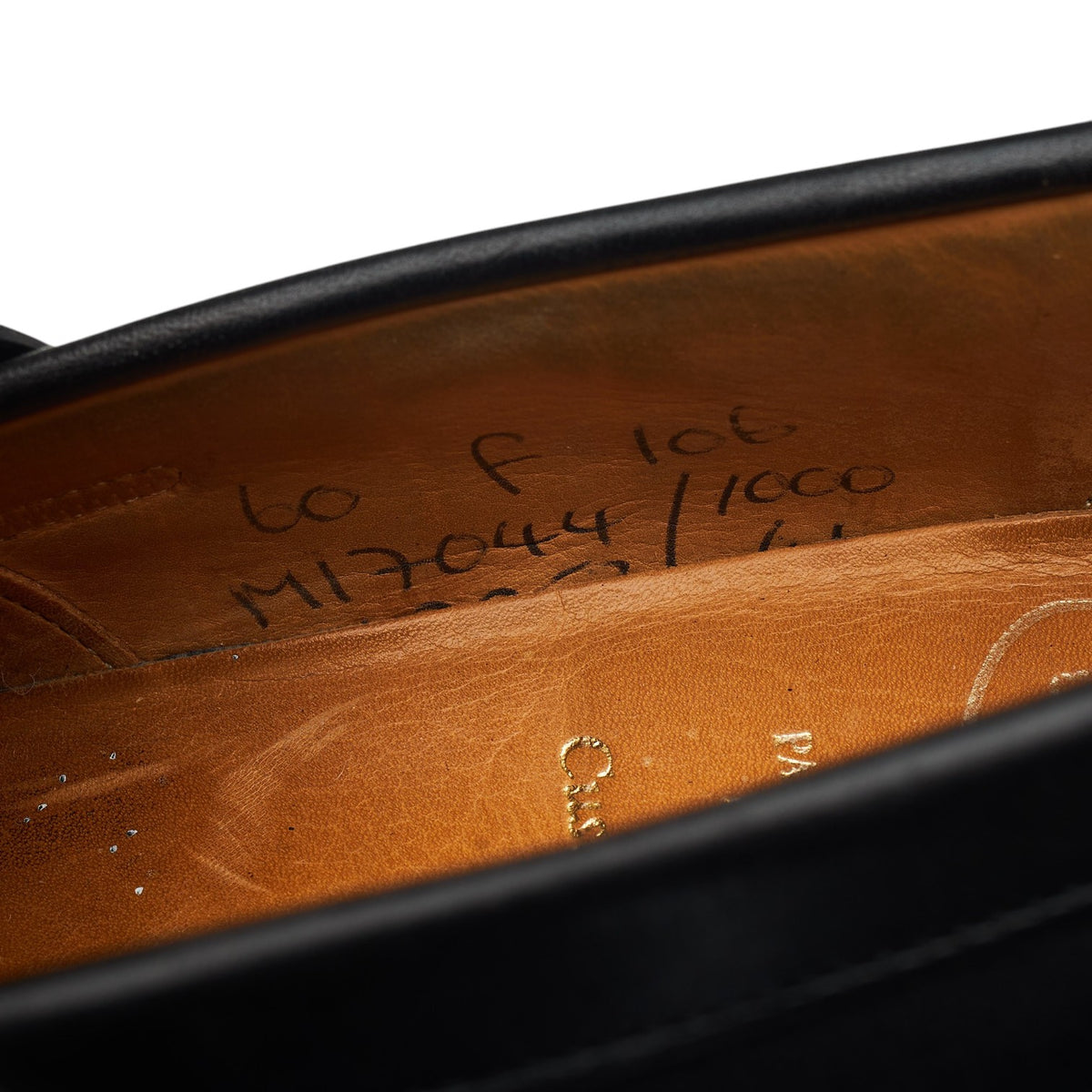 'Bristol' Black Leather Loafers UK 6 F