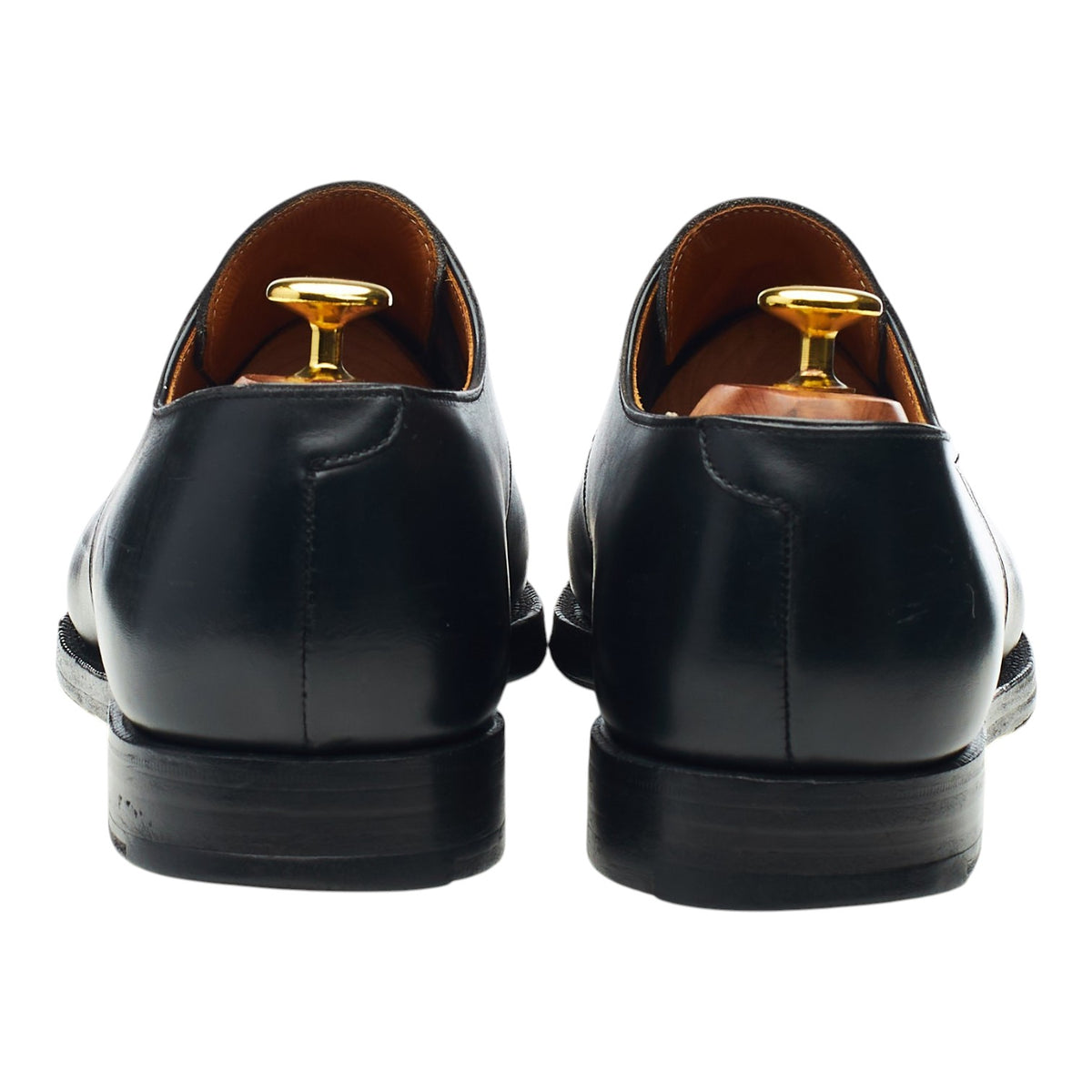 'Croydon' Black Leather Derby UK 8.5 E