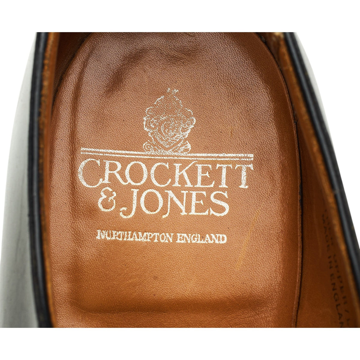 'Croydon' Black Leather Derby UK 8.5 E
