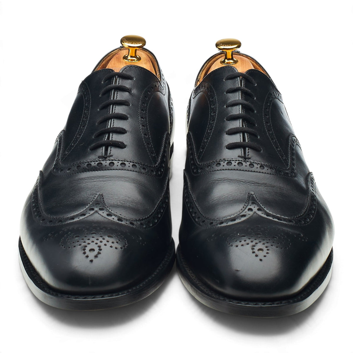 'Chetwynd' Black Leather Oxford Brogues UK 13 G