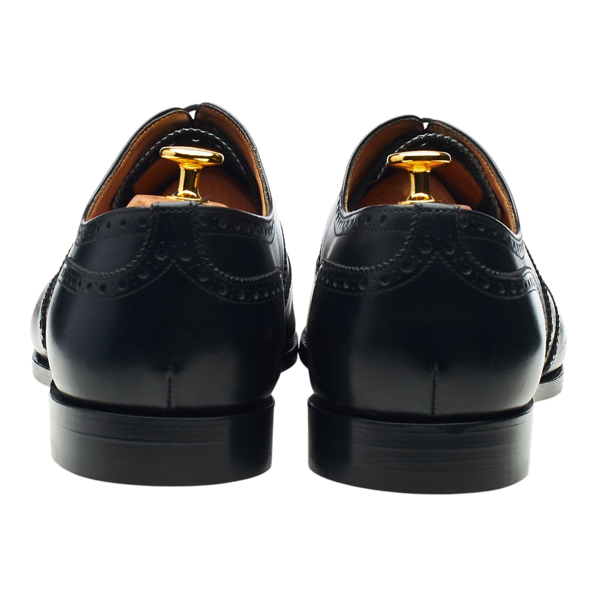 'Chetwynd' Black Leather Oxford Brogues UK 13 G