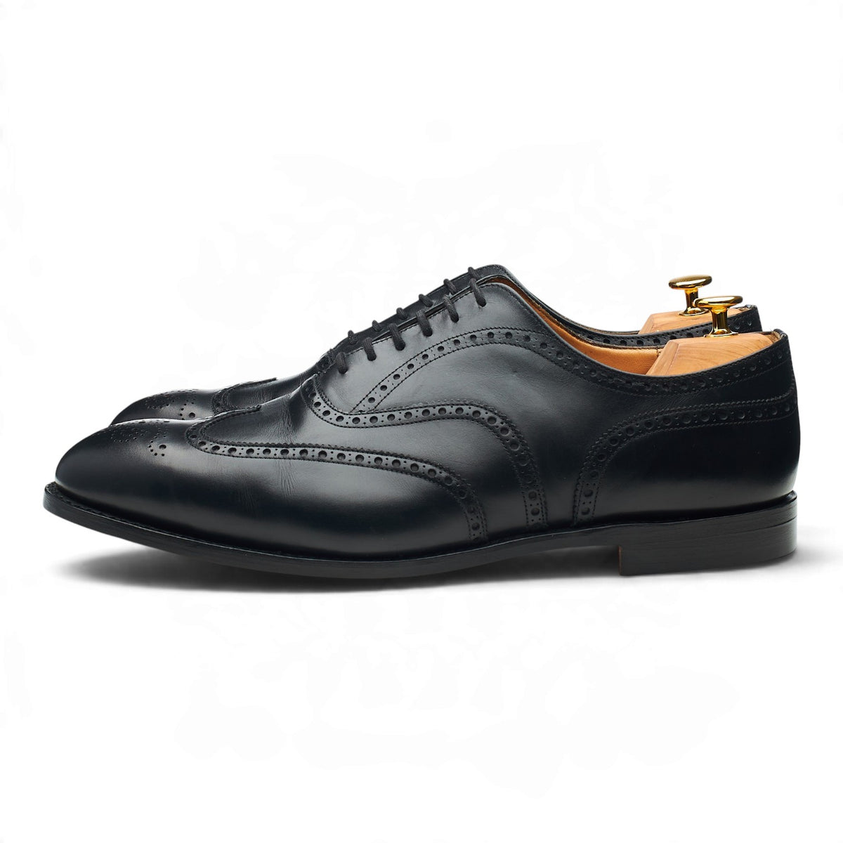 'Chetwynd' Black Leather Oxford Brogues UK 13 G