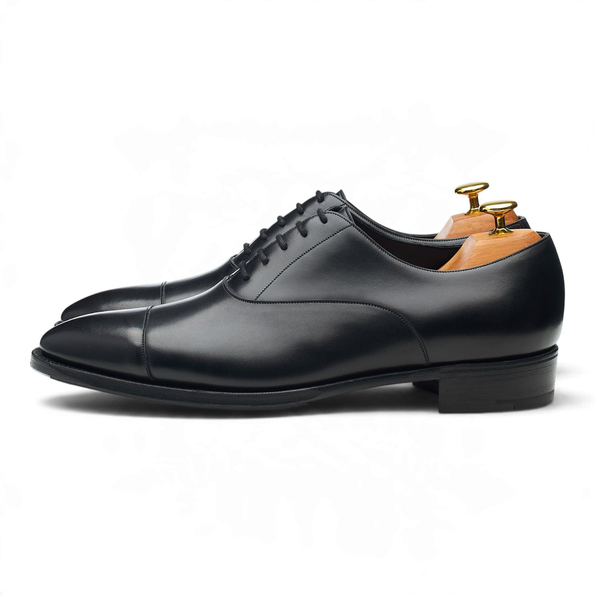 'Oxford' Black Leather Oxford UK 9.5 E