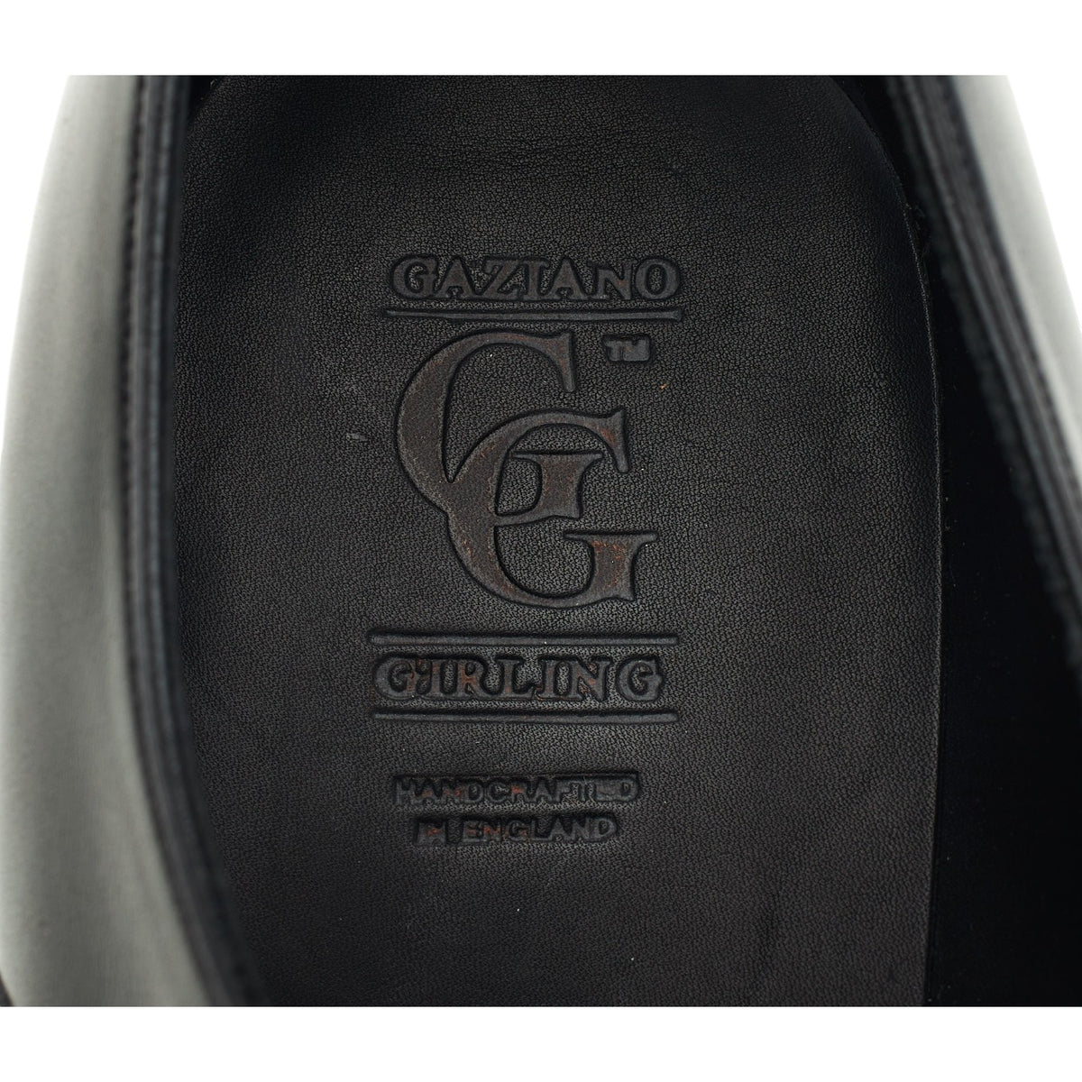 'Oxford' Black Leather Oxford UK 9.5 E