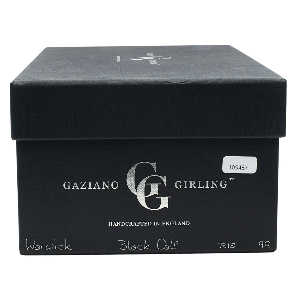 'Oxford' Black Leather Oxford UK 9.5 E