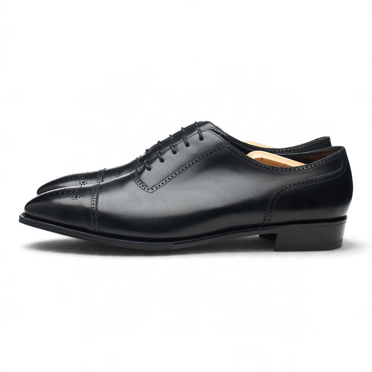 'Cameron' Black Leather Oxford UK 11 E