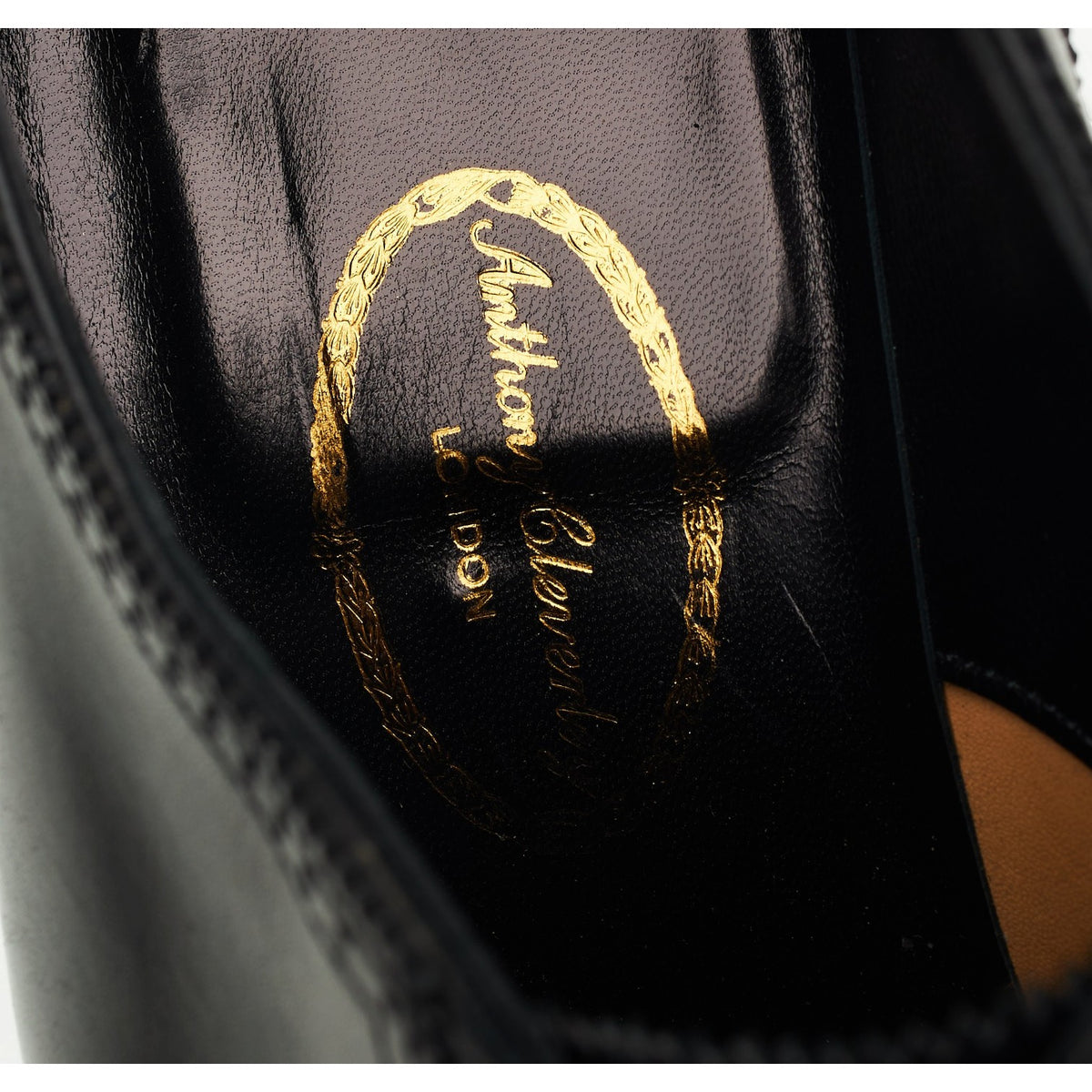 'Cameron' Black Leather Oxford UK 11 E