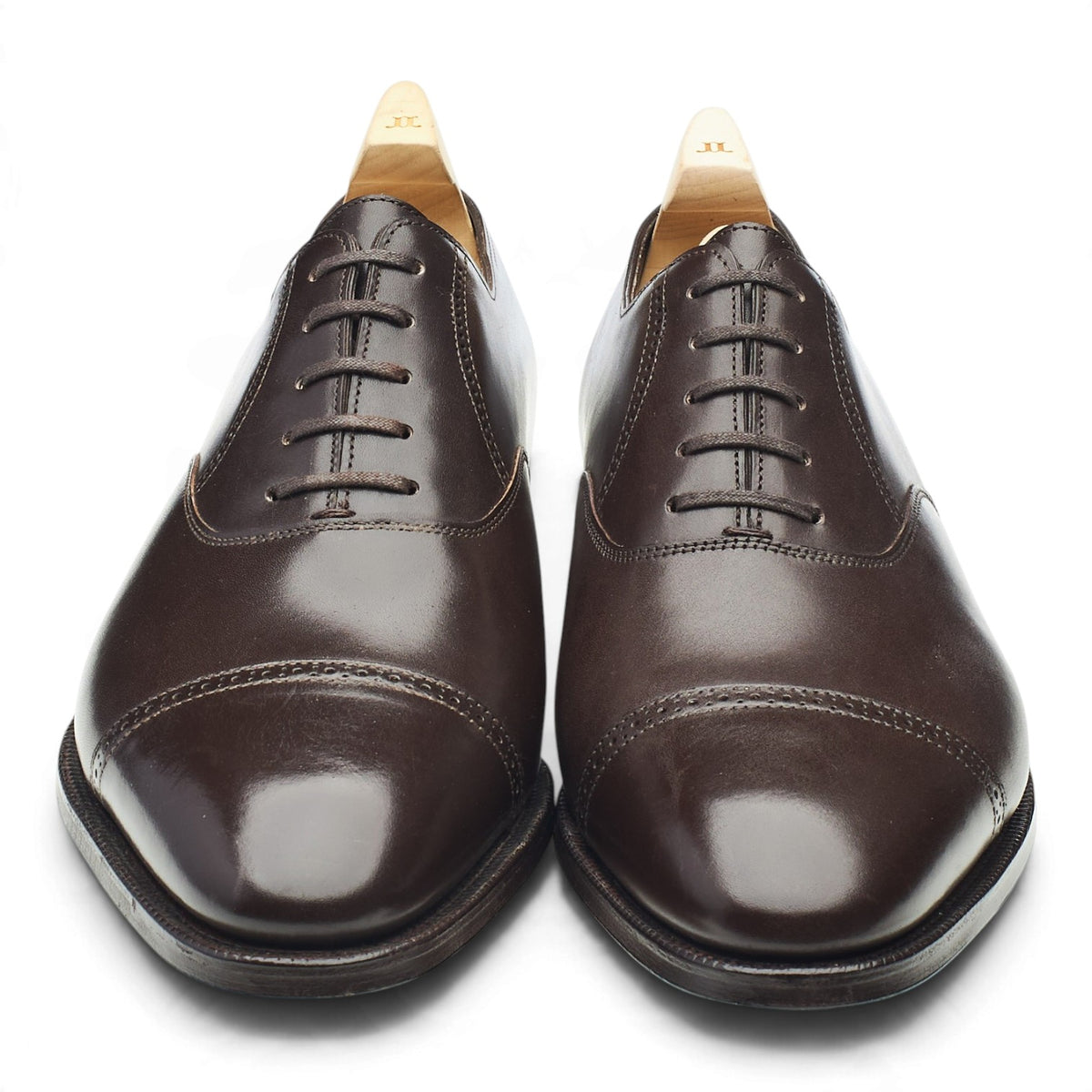 'Philip II' Dark Brown Leather Oxford UK 8.5 E