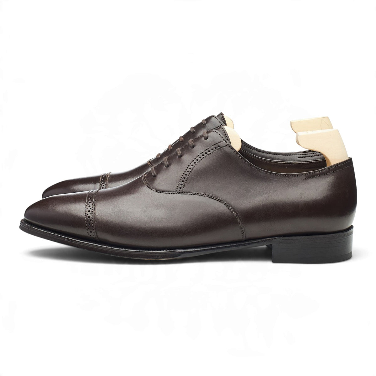 'Philip II' Dark Brown Leather Oxford UK 8.5 E