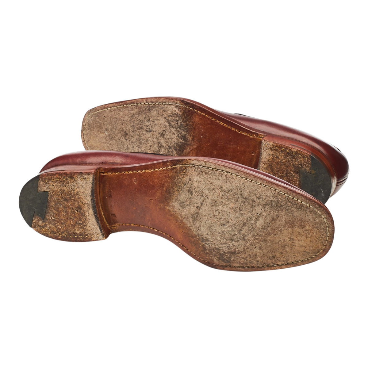 Masterclass 'Hardy' Brown Leather Horsebit Loafers UK 7.5 F