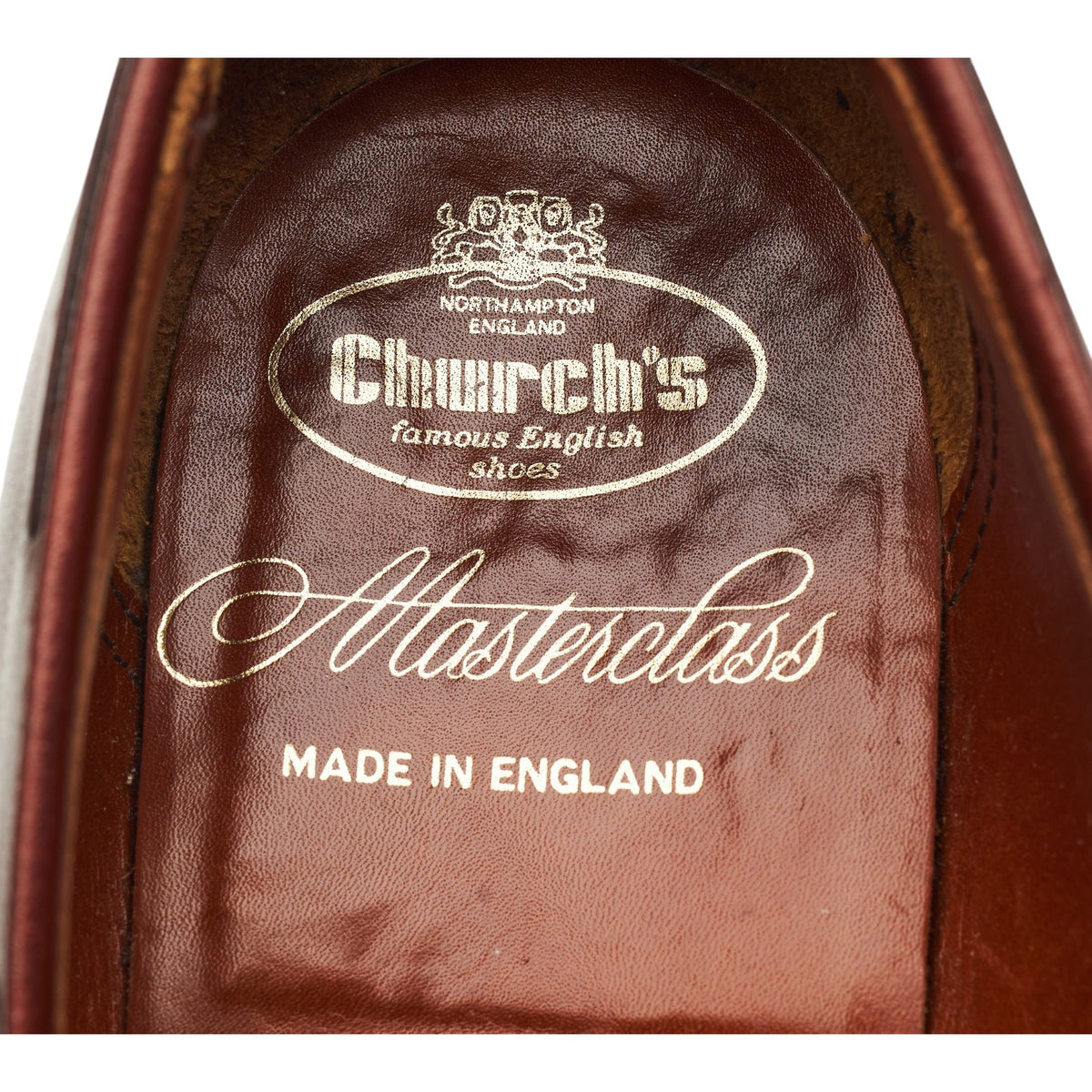 Masterclass 'Hardy' Brown Leather Horsebit Loafers UK 7.5 F