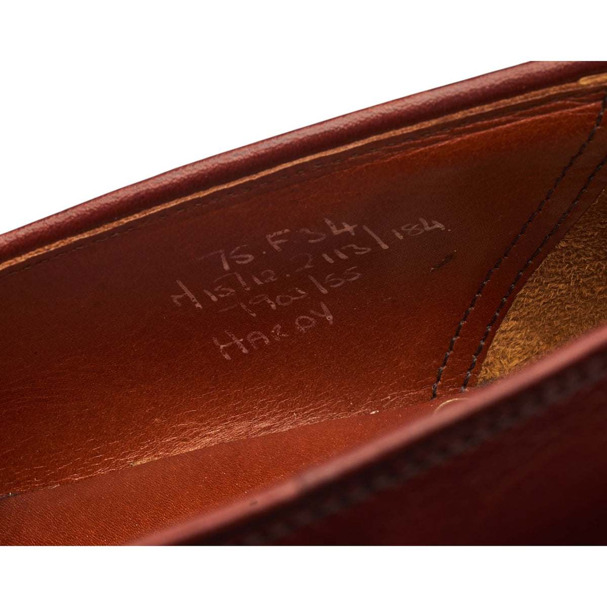 Masterclass 'Hardy' Brown Leather Horsebit Loafers UK 7.5 F