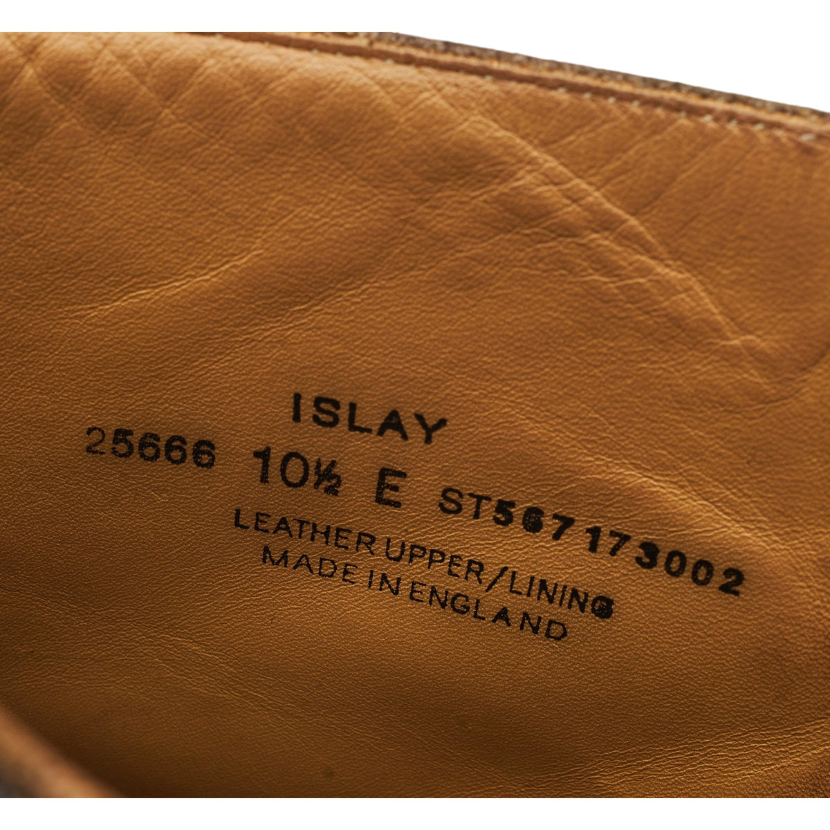 'Islay' Dark Brown Grain Leather Boots UK 10.5 E