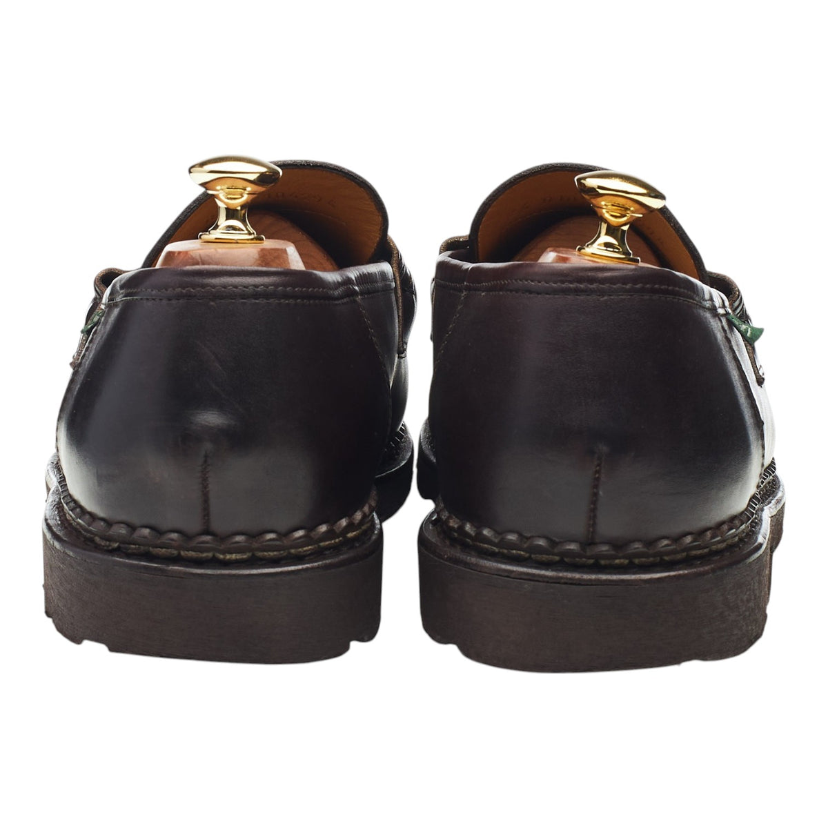 'Reims' Dark Brown Leather Loafers UK 10.5