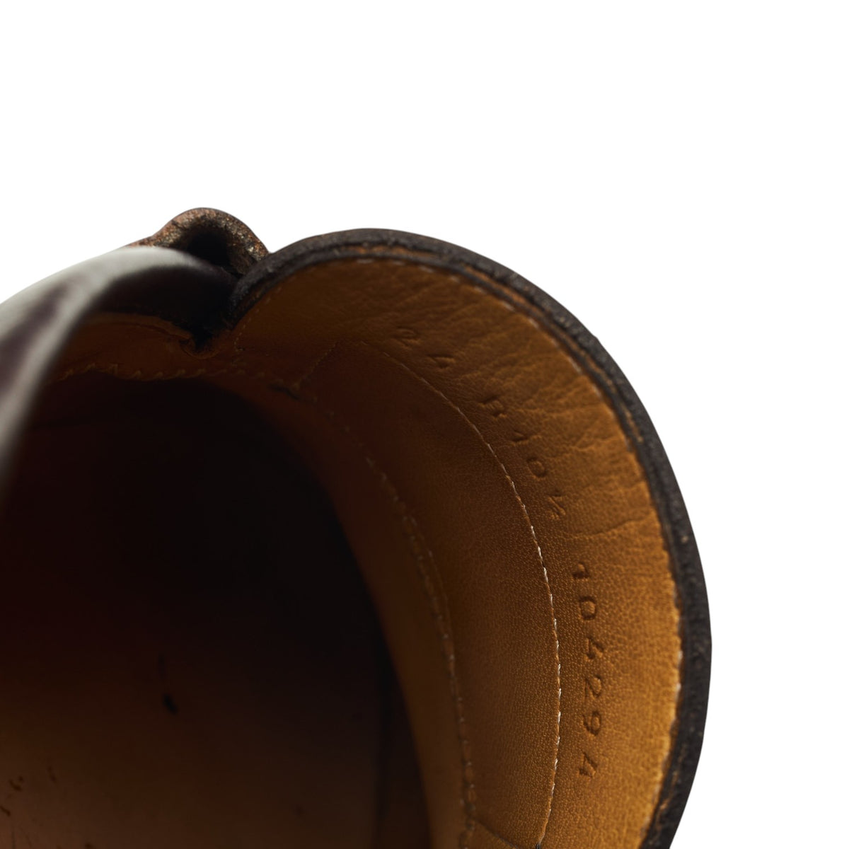 'Reims' Dark Brown Leather Loafers UK 10.5