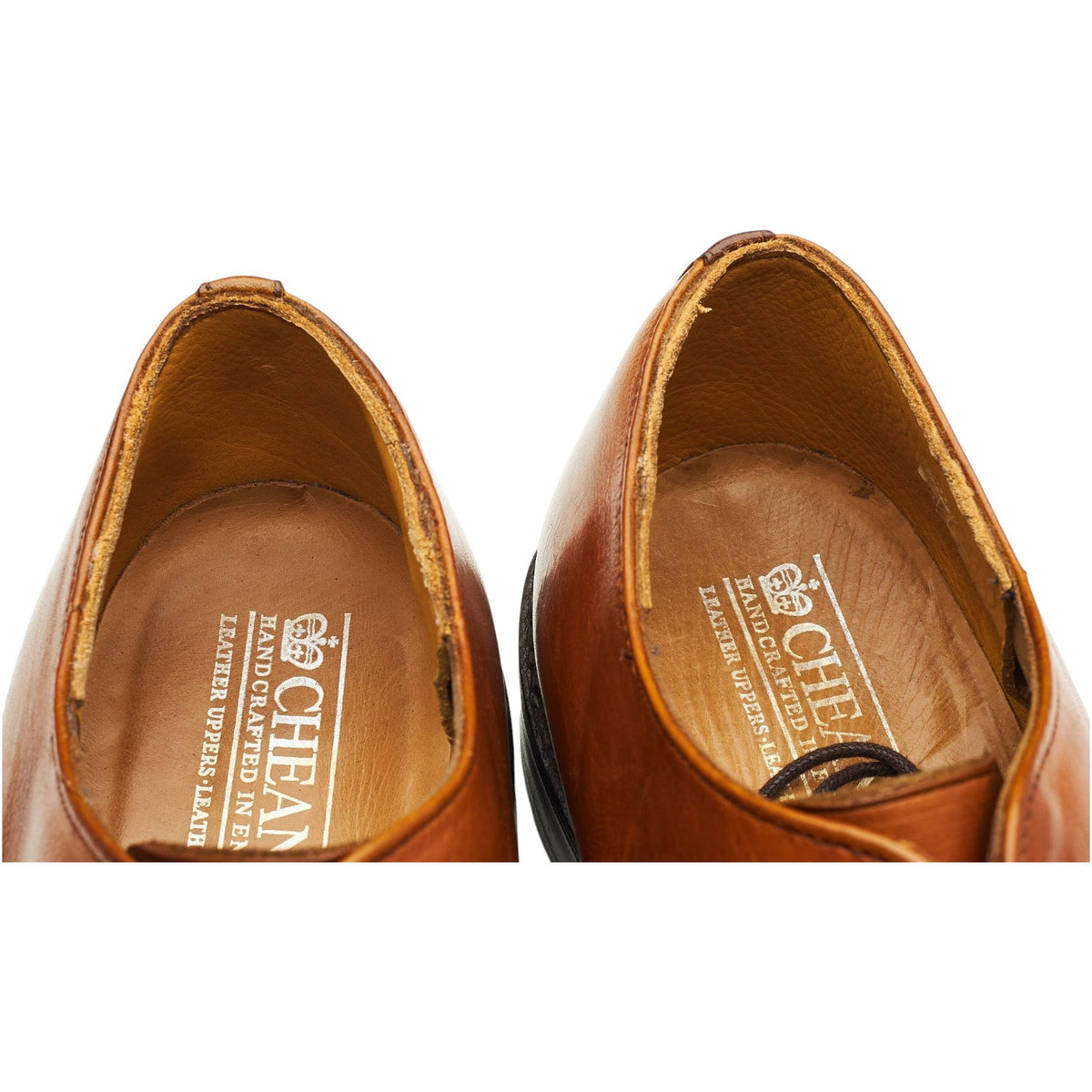 Vintage 'Calvin' Tan Brown Leather Derby UK 9 F