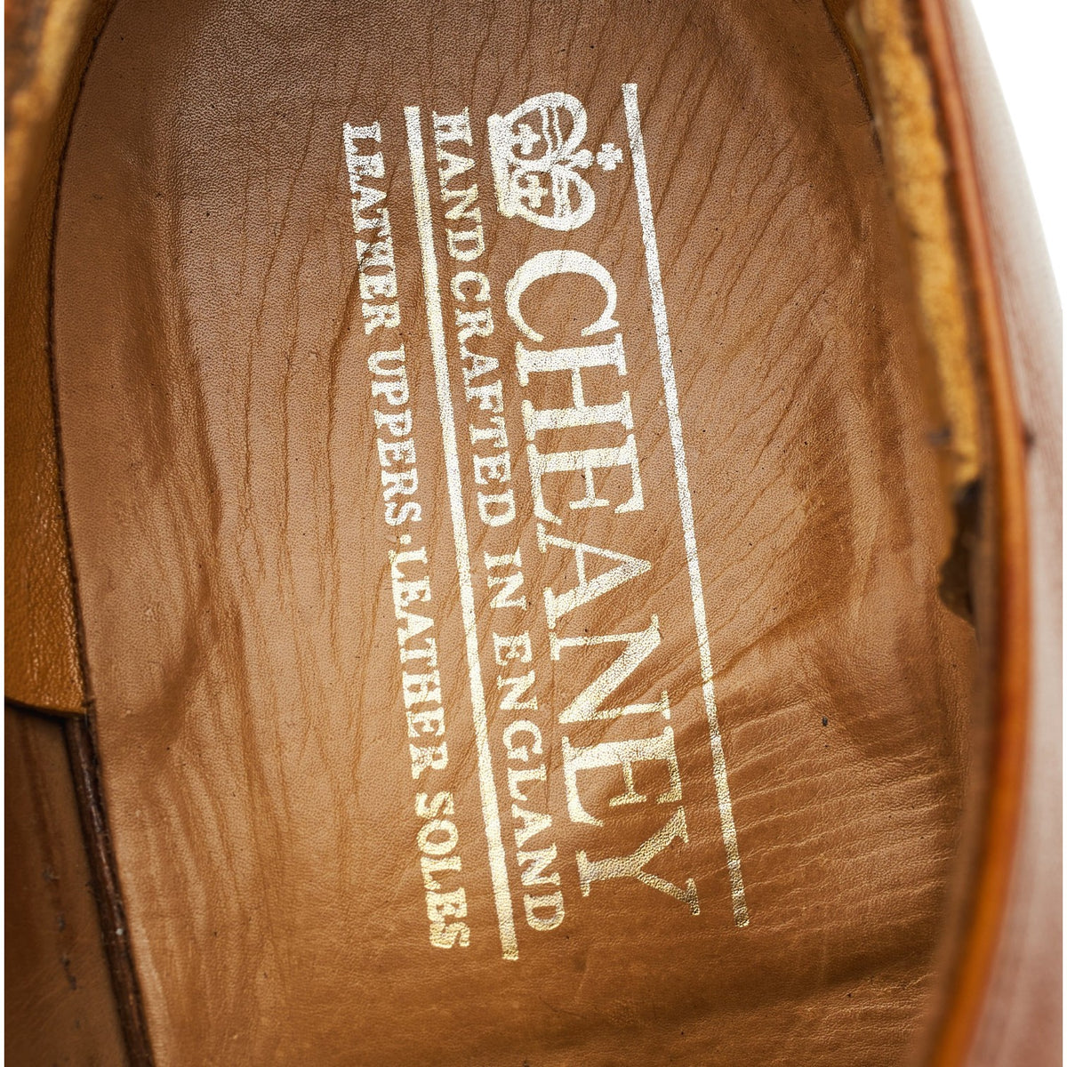 Vintage 'Calvin' Tan Brown Leather Derby UK 9 F